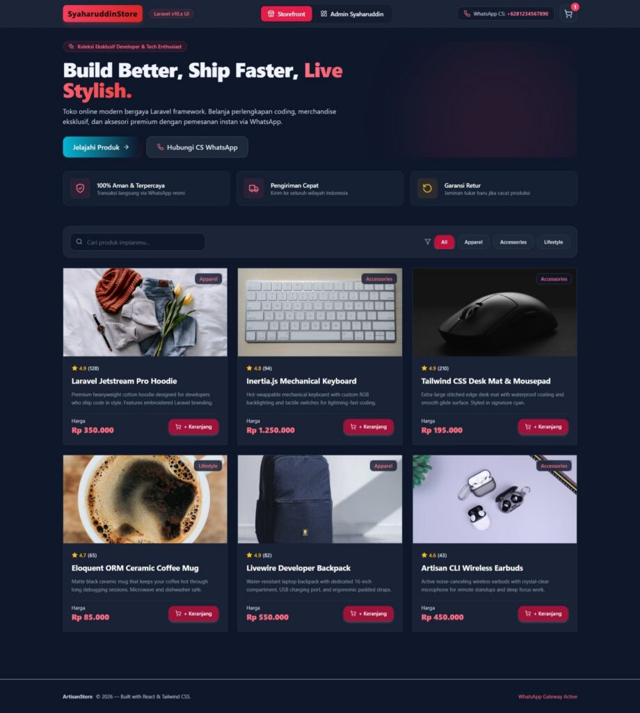 screenshot 24 8 2026 15430 laravel ecommerce store 7ih6avhh5 syaharuddin.vercel.app